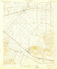 Puente California Historical topographic map, 1:24000 scale, 7.5 X 7.5 Minute, Year 1927