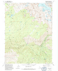 Pyramid Peak California Historical topographic map, 1:24000 scale, 7.5 X 7.5 Minute, Year 1992