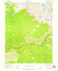 Pyramid Peak California Historical topographic map, 1:24000 scale, 7.5 X 7.5 Minute, Year 1955