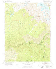 Pyramid Peak California Historical topographic map, 1:24000 scale, 7.5 X 7.5 Minute, Year 1955