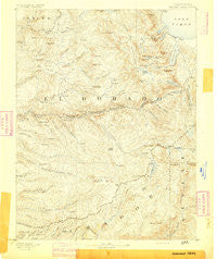 Pyramid Peak California Historical topographic map, 1:125000 scale, 30 X 30 Minute, Year 1891