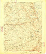Pyramid Peak California Historical topographic map, 1:125000 scale, 30 X 30 Minute, Year 1895