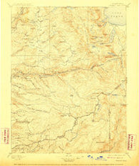 Pyramid Peak California Historical topographic map, 1:125000 scale, 30 X 30 Minute, Year 1896