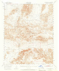 Quail Mountains California Historical topographic map, 1:62500 scale, 15 X 15 Minute, Year 1948