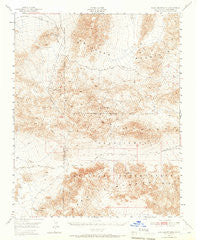 Quail Mountains California Historical topographic map, 1:62500 scale, 15 X 15 Minute, Year 1948
