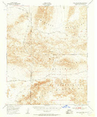 Quail Mountains California Historical topographic map, 1:62500 scale, 15 X 15 Minute, Year 1948