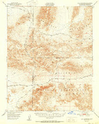Quail Mountains California Historical topographic map, 1:62500 scale, 15 X 15 Minute, Year 1951