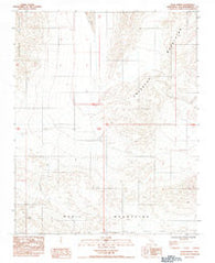 Quail Spring California Historical topographic map, 1:24000 scale, 7.5 X 7.5 Minute, Year 1984