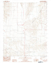 Quail Spring California Historical topographic map, 1:24000 scale, 7.5 X 7.5 Minute, Year 1984