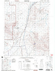 Quartz Peak California Historical topographic map, 1:50000 scale, 15 X 15 Minute, Year 2002