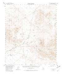Quartz Peak California Historical topographic map, 1:62500 scale, 15 X 15 Minute, Year 1953