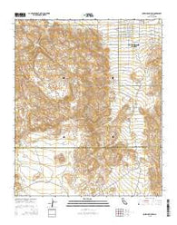 Queen Mountain California Current topographic map, 1:24000 scale, 7.5 X 7.5 Minute, Year 2015