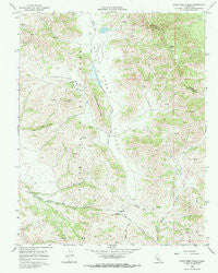 Quien Sabe Valley California Historical topographic map, 1:24000 scale, 7.5 X 7.5 Minute, Year 1968