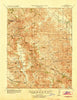 Quien Sabe California Historical topographic map, 1:62500 scale, 15 X 15 Minute, Year 1940