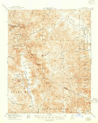 Quien Sabe California Historical topographic map, 1:62500 scale, 15 X 15 Minute, Year 1922