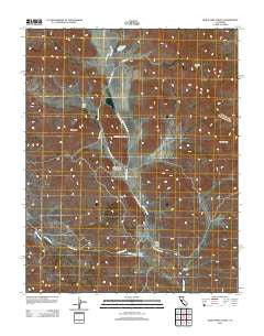 Quien Sabe Valley California Historical topographic map, 1:24000 scale, 7.5 X 7.5 Minute, Year 2012