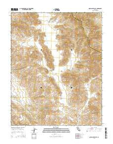 Quien Sabe Valley California Current topographic map, 1:24000 scale, 7.5 X 7.5 Minute, Year 2015