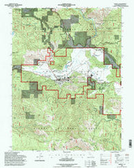 Quincy California Historical topographic map, 1:24000 scale, 7.5 X 7.5 Minute, Year 1994