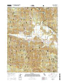 Quincy California Current topographic map, 1:24000 scale, 7.5 X 7.5 Minute, Year 2015