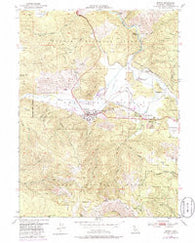 Quincy California Historical topographic map, 1:24000 scale, 7.5 X 7.5 Minute, Year 1950