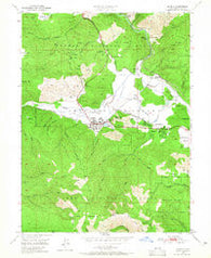 Quincy California Historical topographic map, 1:24000 scale, 7.5 X 7.5 Minute, Year 1950