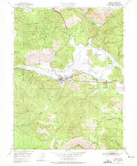 Quincy California Historical topographic map, 1:24000 scale, 7.5 X 7.5 Minute, Year 1950