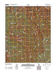 Quinn Peak California Historical topographic map, 1:24000 scale, 7.5 X 7.5 Minute, Year 2012