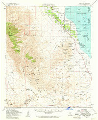 Rabbit Peak California Historical topographic map, 1:62500 scale, 15 X 15 Minute, Year 1959