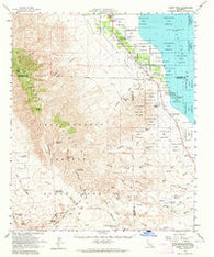 Rabbit Peak California Historical topographic map, 1:62500 scale, 15 X 15 Minute, Year 1959