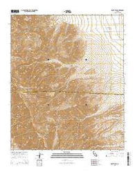 Rabbit Peak California Current topographic map, 1:24000 scale, 7.5 X 7.5 Minute, Year 2015