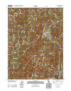 Rackerby California Historical topographic map, 1:24000 scale, 7.5 X 7.5 Minute, Year 2012