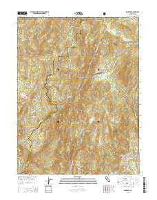 Rackerby California Current topographic map, 1:24000 scale, 7.5 X 7.5 Minute, Year 2015