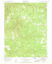 Railroad Flat California Historical topographic map, 1:24000 scale, 7.5 X 7.5 Minute, Year 1948