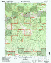 Rainbow Mountain California Historical topographic map, 1:24000 scale, 7.5 X 7.5 Minute, Year 1998