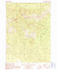 Rainbow Mountain California Historical topographic map, 1:24000 scale, 7.5 X 7.5 Minute, Year 1990