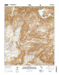 Ramona California Current topographic map, 1:24000 scale, 7.5 X 7.5 Minute, Year 2015