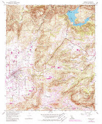 Ramona California Historical topographic map, 1:24000 scale, 7.5 X 7.5 Minute, Year 1955