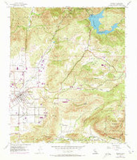Ramona California Historical topographic map, 1:24000 scale, 7.5 X 7.5 Minute, Year 1955