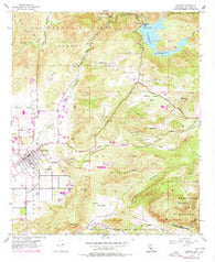 Ramona California Historical topographic map, 1:24000 scale, 7.5 X 7.5 Minute, Year 1955