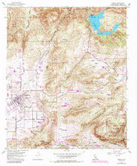Ramona California Historical topographic map, 1:24000 scale, 7.5 X 7.5 Minute, Year 1955