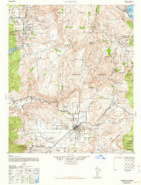 Ramona California Historical topographic map, 1:62500 scale, 15 X 15 Minute, Year 1942