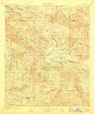 Ramona California Historical topographic map, 1:125000 scale, 30 X 30 Minute, Year 1903
