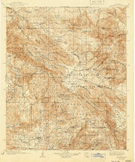 Ramona California Historical topographic map, 1:125000 scale, 30 X 30 Minute, Year 1903