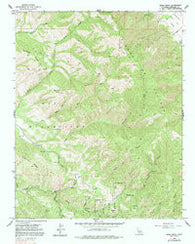 Rana Creek California Historical topographic map, 1:24000 scale, 7.5 X 7.5 Minute, Year 1956