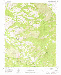 Rana Creek California Historical topographic map, 1:24000 scale, 7.5 X 7.5 Minute, Year 1956