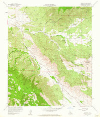 Ranchita California Historical topographic map, 1:24000 scale, 7.5 X 7.5 Minute, Year 1960