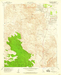 Rancho Mirage California Historical topographic map, 1:24000 scale, 7.5 X 7.5 Minute, Year 1957