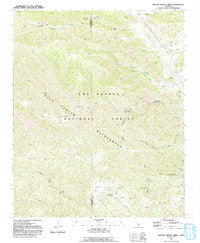 Rancho Nuevo Creek California Historical topographic map, 1:24000 scale, 7.5 X 7.5 Minute, Year 1991