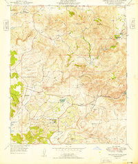 Rancho Santa Fe California Historical topographic map, 1:24000 scale, 7.5 X 7.5 Minute, Year 1949