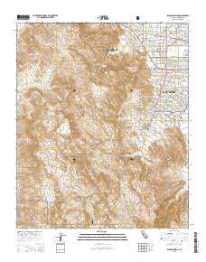 Rancho Mirage California Current topographic map, 1:24000 scale, 7.5 X 7.5 Minute, Year 2015